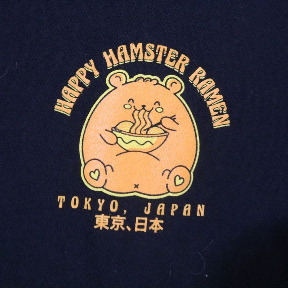 RARE Happy Hamster Ramen Shirt Small - Picture 3 of 5